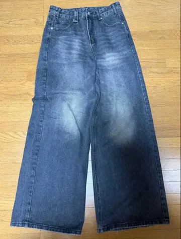 배기 데님 와이드 데님 배기 팬츠 menes