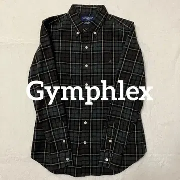 Gymphlex 일본제 플란넬 체크 셔츠 14 긴팔