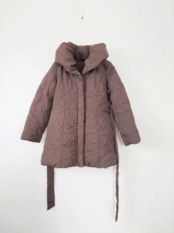 다운 50% 페더 50% 코트 리버서블 벨트 포함 L~LL