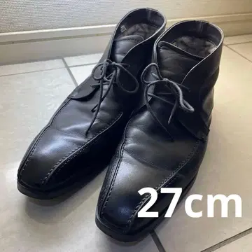 REGAL 처카 부츠 블랙 27 EEE 가죽 신발 부츠 포멀