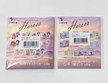 니지산지 코야나기 로우 바닷가 복권 캔뱃지 스티커 클리어 카드 세트