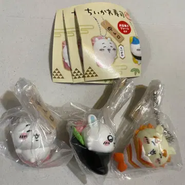 치이카와 (먼작귀) 스시 피규어 키링 가챠