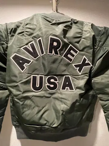 AVIREX MA-1 플라이트 자켓 올리브 그린