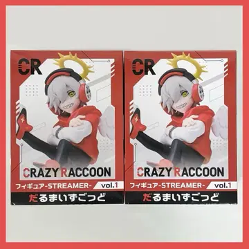 달마이즈고토 CRAZYRACCOON 피규어-STREAMER- 2개