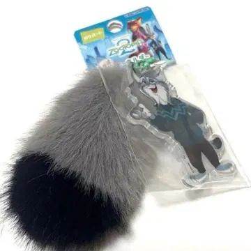 디즈니 주토피아2 파우버트 꼬리 달린 키링 스트랩