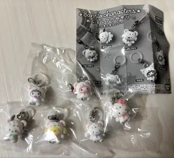 산리오 캐릭터즈 메지루시 액세서리 포근포근 스노우 컴플리트