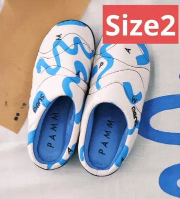 SUBU PAMM 클로그 샌들 화이트/블루