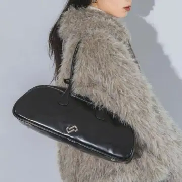 [ JEANASIS ] 인조 가죽 볼링 BAG 블랙