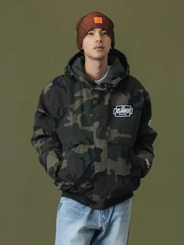 XLARGE 카모플라쥬 나일론 퍼퍼 자켓 XL