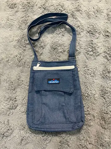 즉시 발송 가능 카부 KAVU 데님 숄더백 조정 가능