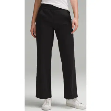 룰루레몬 와이드 팬츠 블랙 M