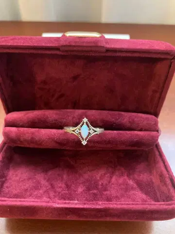 문스톤 반지 K10