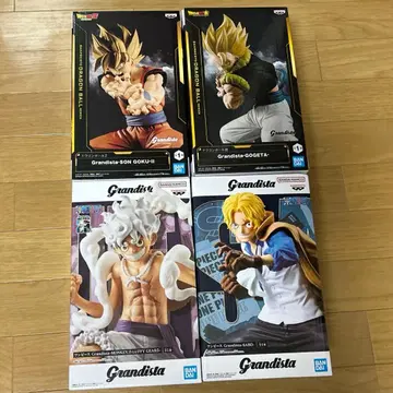Grandista 피규어 손오공 오지터 루피 사보 4종