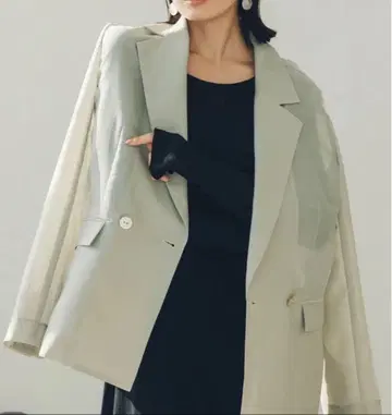 anuans 그레이 에어리 시어 자켓 S