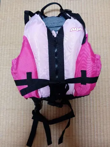 AQA 구명 조끼 핑크/그레이 어린이용