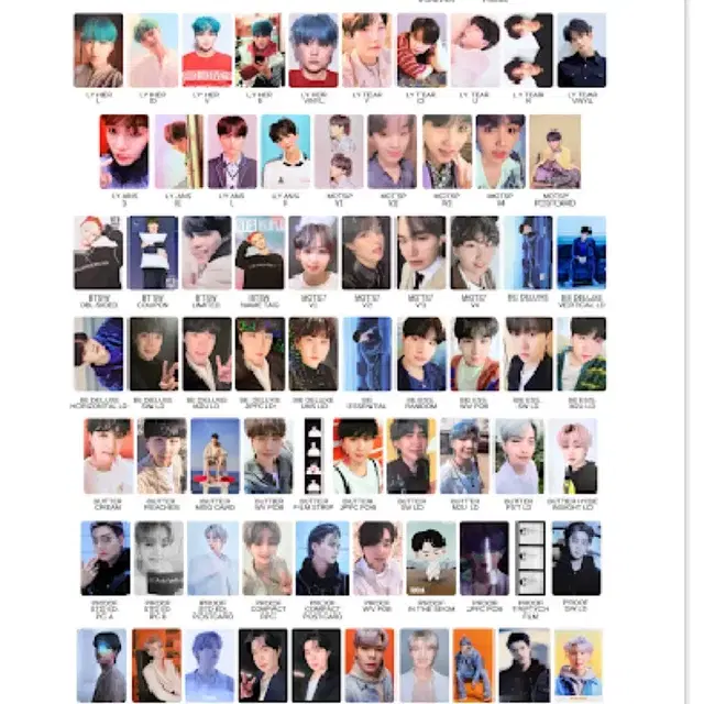 방탄소년단 슈가 민윤기 포카 앨포 드볼