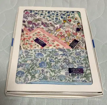 [한정 SALE] [새상품] LIBERTY 꽃무늬 손수건 세트