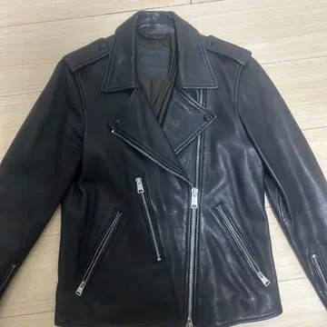 ALLSAINTS 올세인츠 블랙 라이더 바이커 자켓 UK10