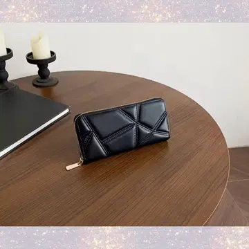 입체 장지갑 여성용 장지갑 입체 블랙 스타일리시 미사용 새상품