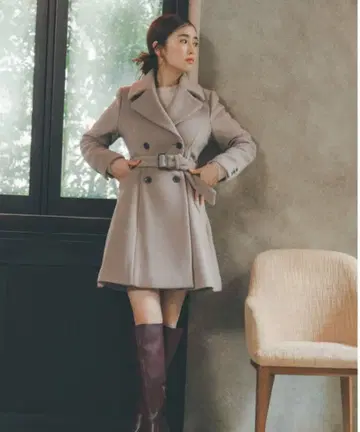 [16일까지 한정판] snidel 핏&플레어 자켓 코트