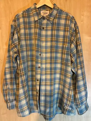 Keboz 체크 무늬 긴팔 셔츠 L 사이즈