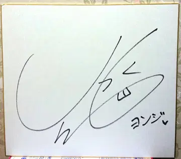 KARA  친필 사인 색지 당선품 당선품 한국 한류 kpop