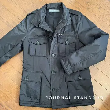 JOURNAL STANDARD 충전솜 코트 점퍼 밀리터리 블랙