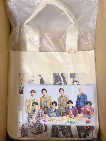 timelesz FAM 쇼핑백 클리어 파일