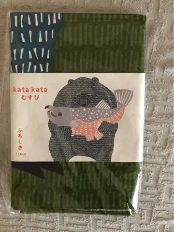 카타카타 무스비 보자기 곰과 연어