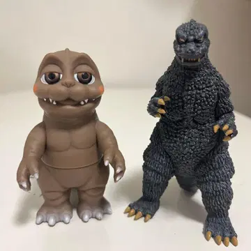 고지반 미니라 소프트 비닐 덤 고질라 피규어
