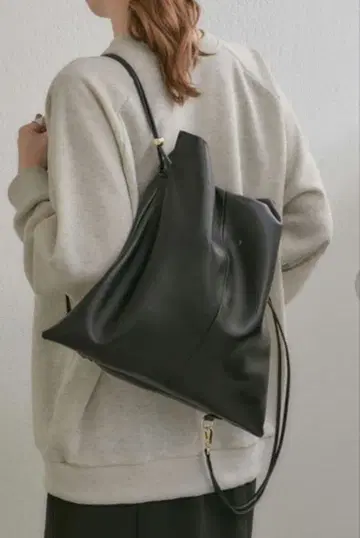 소가죽 Palcollection 2way 스플릿 레더 백 냅색