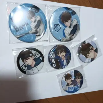 Dr.STONE 크롬 캔뱃지 묶음 판매 6개 세트