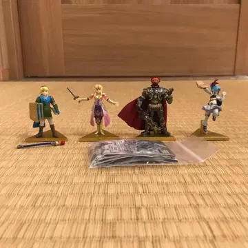 젤다 무쌍 스탠드 피규어 전 4종 세트