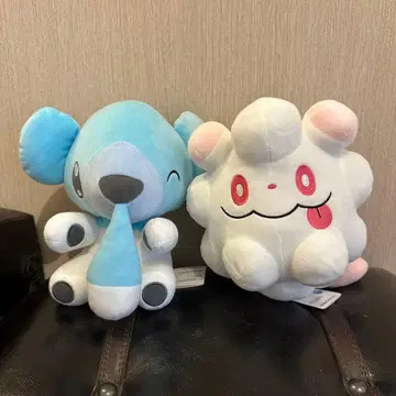 포켓몬 쿠마시와 페로페코 봉제 인형