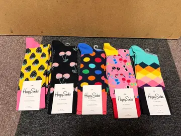 해피삭스 남성용 삭스 5켤레 세트 컬러풀 디자인