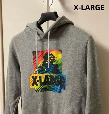 X-LARGE 엑스라지 빅 로고 후드티 풀오버 남성용 M