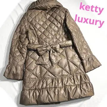 ketty luxury 롱 다운 자켓 숄카라
