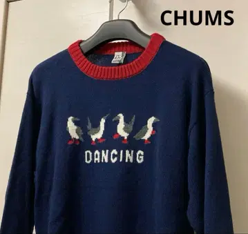 CHUMS 참스 DANCING 비버 새 스웨터 남성용 XL