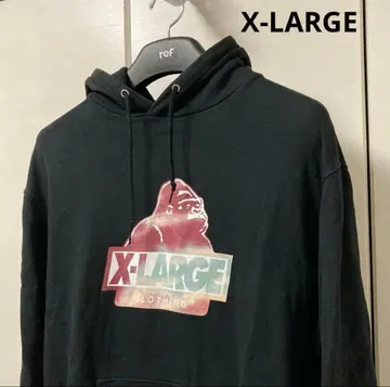 X-LARGE 엑스라지 빅 로고 후드티 풀오버 남성용 XL