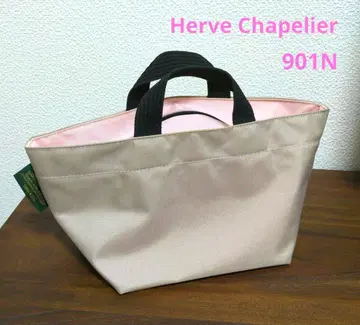 Herve Chapelier 토트백 베이지/핑크 701 S