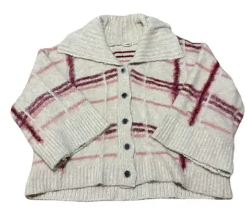 마이딜 mideal 체크 패턴 가디건