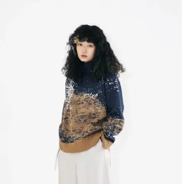 murral ray of light knit sweater navy