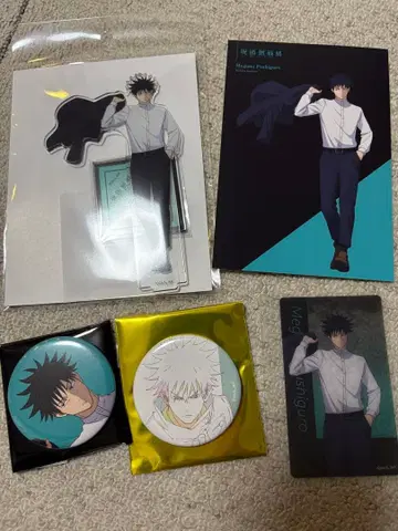 주술회전전 후시구로 메구미 세트 캔뱃지 아크릴 스탠드