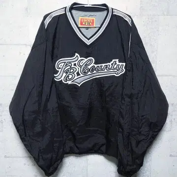 FB COUNTY 에프비 카운티 나일론 풀오버 블랙 XXL