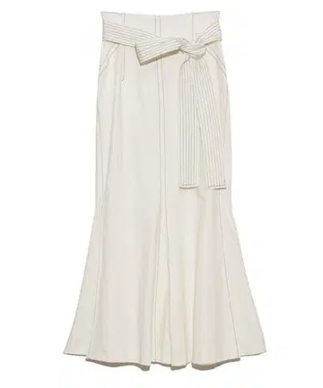 [새상품] FRAY I.D 프레이 아이디 머메이드 플리츠 스커트 리본