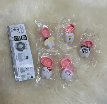 산리오 캐릭터즈 다 같이 되자! 치아 노멀 세미 컴프 5종