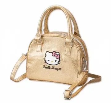 키티 보스턴 백 골드 헬로키티