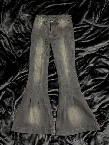 [ me+em select ] 바이워시 플레어 팬츠