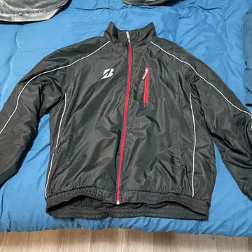 브릿지스톤 안감 플리스 블루종 블랙 3L 사이즈 발수 가공 점퍼