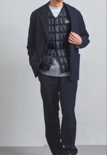 [ 미사용 새상품 ] PYRENEX 다운 베스트 이너다운 / M 블랙